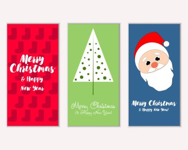 Mutlu Noeller ve mutlu yeni yıl tebrik kartları   