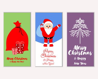 Mutlu Noeller ve mutlu yeni yıl tebrik kartları  