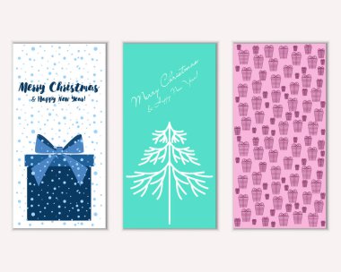 Mutlu Noeller ve mutlu yeni yıl tebrik kartları   