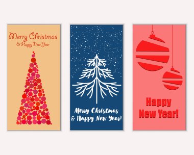 Mutlu Noeller ve mutlu yeni yıl tebrik kartları   