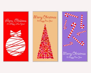 Mutlu Noeller ve mutlu yeni yıl tebrik kartları   