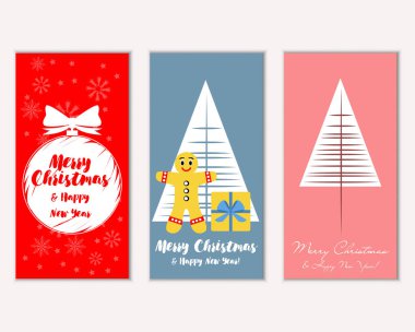 Mutlu Noeller ve mutlu yeni yıl tebrik kartları   