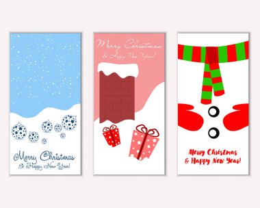Mutlu Noeller ve mutlu yeni yıl tebrik kartları  