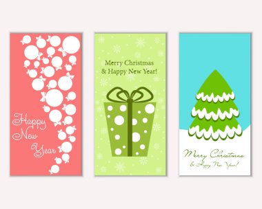 Mutlu Noeller ve mutlu yeni yıl tebrik kartları   