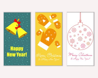 Mutlu Noeller ve mutlu yeni yıl tebrik kartları   