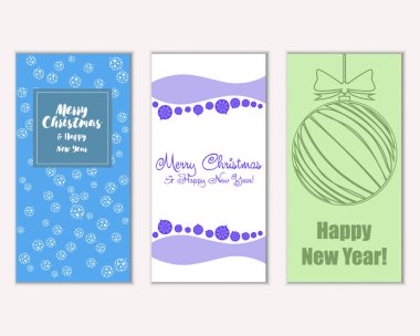 Mutlu Noeller ve mutlu yeni yıl tebrik kartları   