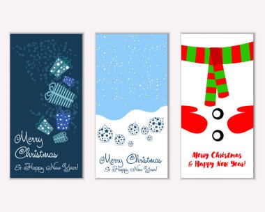 Mutlu Noeller ve mutlu yeni yıl tebrik kartları  