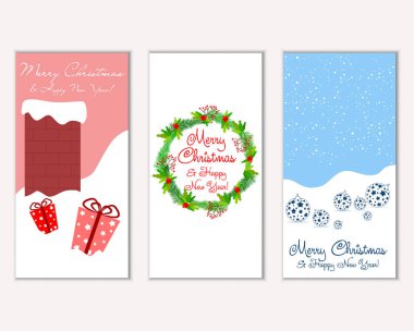 Mutlu Noeller ve mutlu yeni yıl tebrik kartları  