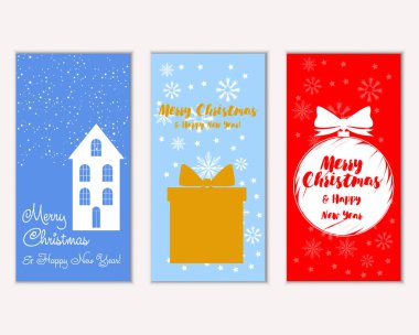 Mutlu Noeller ve mutlu yeni yıl tebrik kartları  