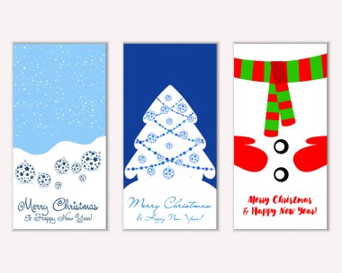 Mutlu Noeller ve mutlu yeni yıl tebrik kartları  