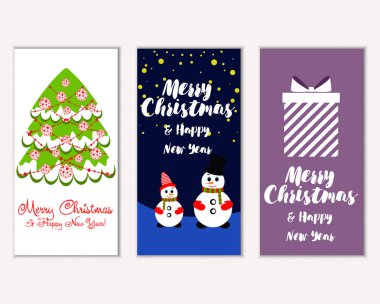 Mutlu Noeller ve mutlu yeni yıl tebrik kartları  