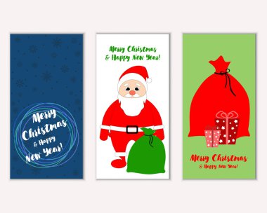 Mutlu Noeller ve mutlu yeni yıl tebrik kartları  