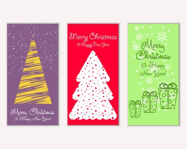 Mutlu Noeller ve mutlu yeni yıl tebrik kartları   