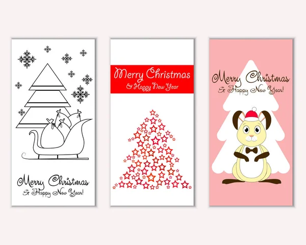 Mutlu Noeller ve mutlu yeni yıl tebrik kartları   