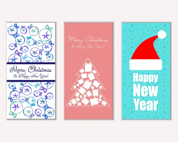 Mutlu Noeller ve mutlu yeni yıl tebrik kartları   