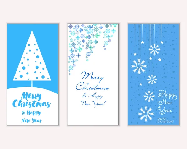 Renkli Noel kartları ile yeni yıl süslemeleri, illüstrasyon vektör