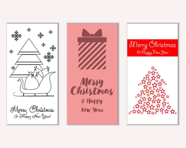 Mutlu Noeller ve mutlu yeni yıl tebrik kartları   