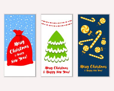 Mutlu Noeller ve mutlu yeni yıl tebrik kartları   
