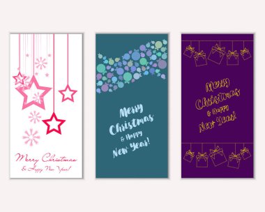 Mutlu Noeller ve mutlu yeni yıl tebrik kartları   