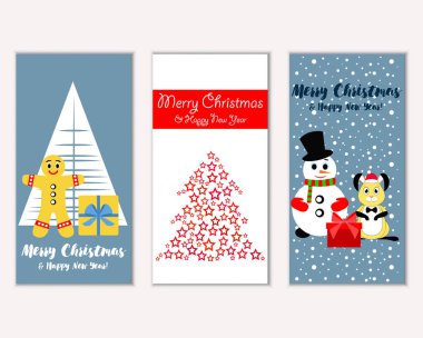 Mutlu Noeller ve mutlu yeni yıl tebrik kartları   