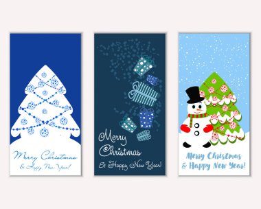 Mutlu Noeller ve mutlu yeni yıl tebrik kartları  