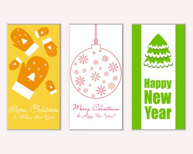 Mutlu Noeller ve mutlu yeni yıl tebrik kartları   