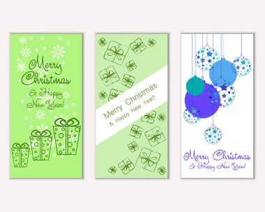 Mutlu Noeller ve mutlu yeni yıl tebrik kartları   