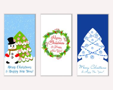 Mutlu Noeller ve mutlu yeni yıl tebrik kartları  