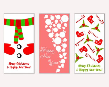 Mutlu Noeller ve mutlu yeni yıl tebrik kartları   
