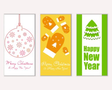 Mutlu Noeller ve mutlu yeni yıl tebrik kartları   