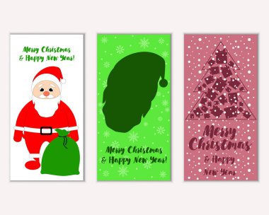 Mutlu Noeller ve mutlu yeni yıl tebrik kartları  