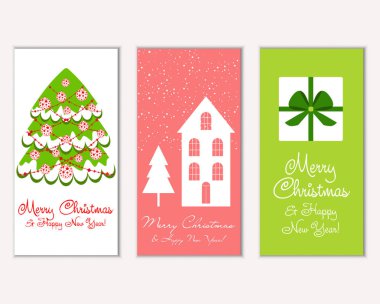 Mutlu Noeller ve mutlu yeni yıl tebrik kartları   