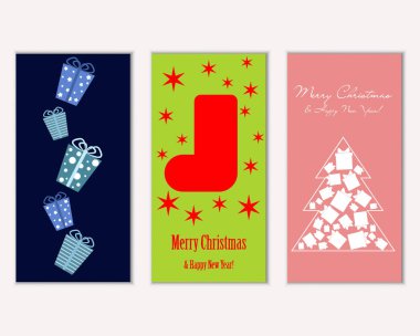 Mutlu Noeller ve mutlu yeni yıl tebrik kartları   