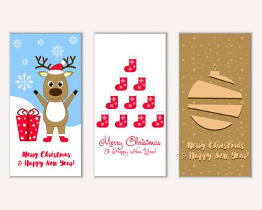 Mutlu Noeller ve mutlu yeni yıl tebrik kartları   