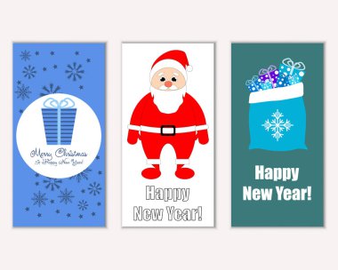 Mutlu Noeller ve mutlu yeni yıl tebrik kartları   
