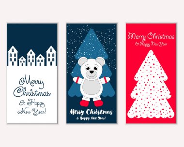 Mutlu Noeller ve mutlu yeni yıl tebrik kartları   