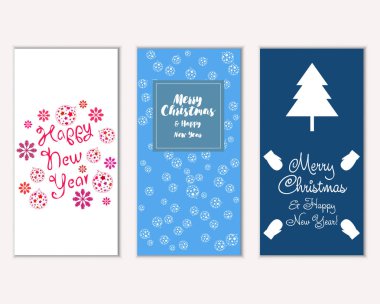Mutlu Noeller ve mutlu yeni yıl tebrik kartları   