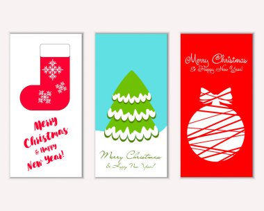 Mutlu Noeller ve mutlu yeni yıl tebrik kartları   