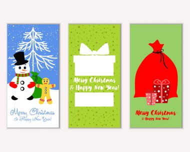 Mutlu Noeller ve mutlu yeni yıl tebrik kartları   