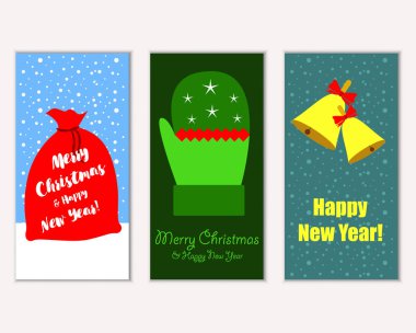 Mutlu Noeller ve mutlu yeni yıl tebrik kartları   