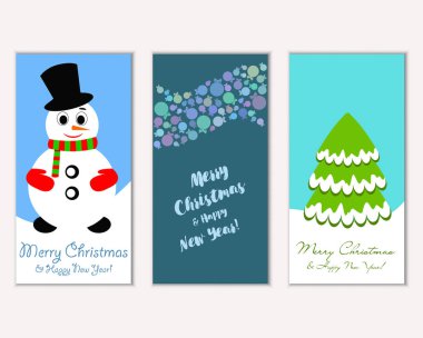 Mutlu Noeller ve mutlu yeni yıl tebrik kartları   