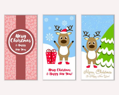 Mutlu Noeller ve mutlu yeni yıl tebrik kartları   