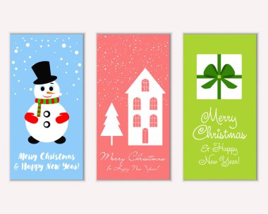 Mutlu Noeller ve mutlu yeni yıl tebrik kartları   
