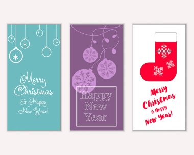 Mutlu Noeller ve mutlu yeni yıl tebrik kartları   