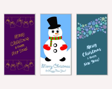 Mutlu Noeller ve mutlu yeni yıl tebrik kartları   