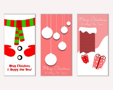 Mutlu Noeller ve mutlu yeni yıl tebrik kartları  