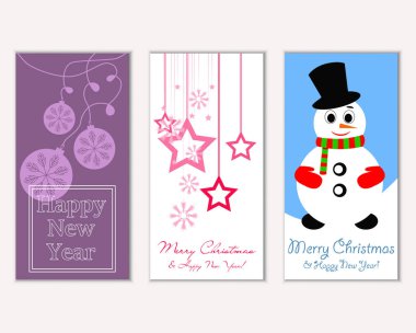 Mutlu Noeller ve mutlu yeni yıl tebrik kartları   