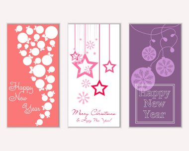 Mutlu Noeller ve mutlu yeni yıl tebrik kartları   