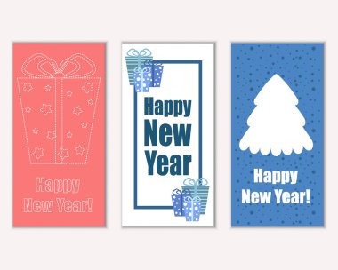 Mutlu Noeller ve mutlu yeni yıl tebrik kartları   