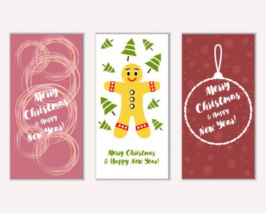 Mutlu Noeller ve mutlu yeni yıl tebrik kartları   